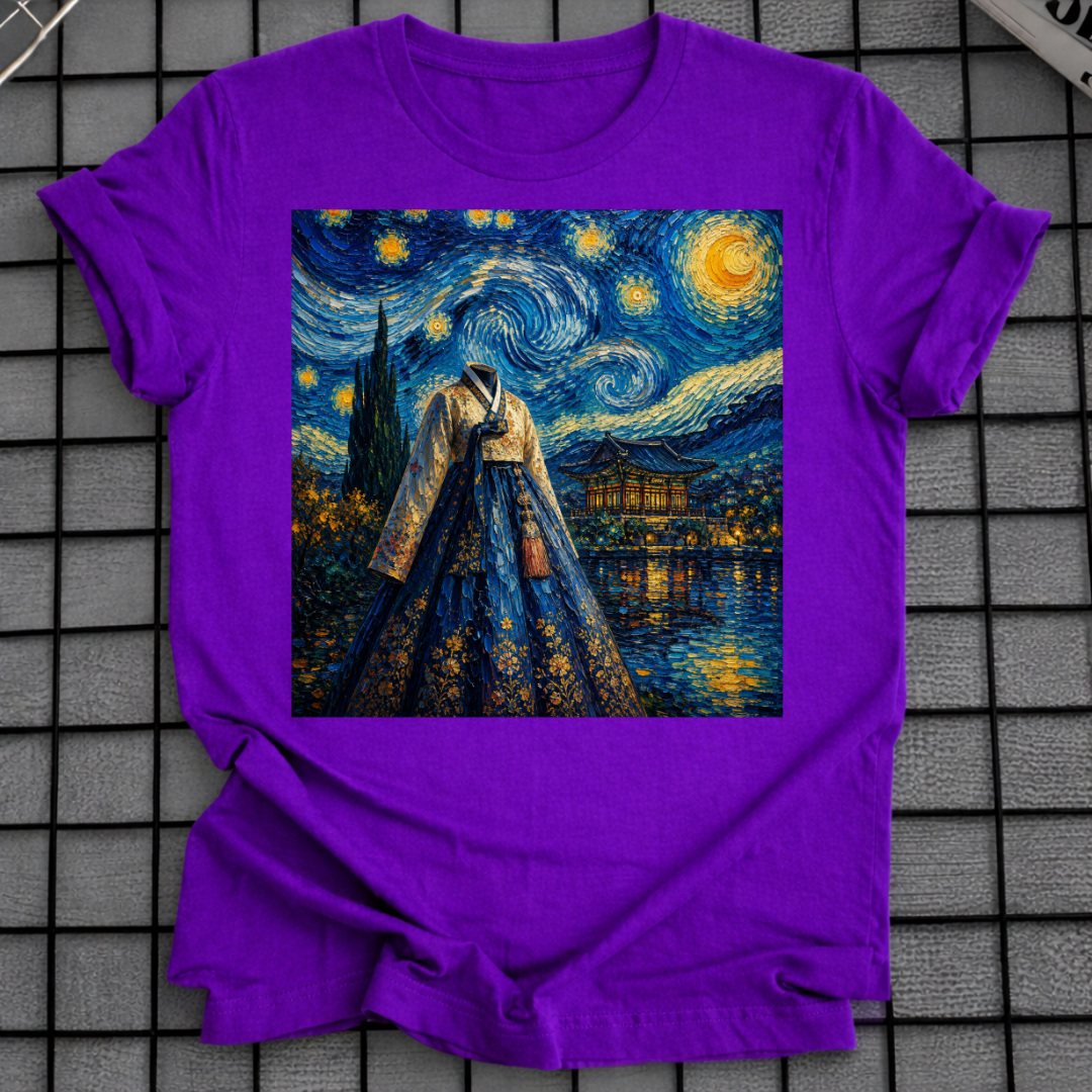 KOREAN HANBOK STARRY NIGHT T-SHIRT