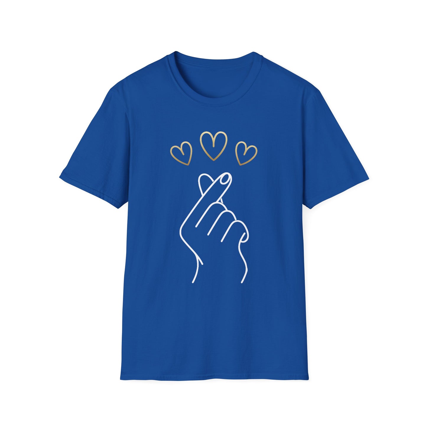 Heartfelt Gesture Unisex Softstyle T-Shirt - Cute Love Design