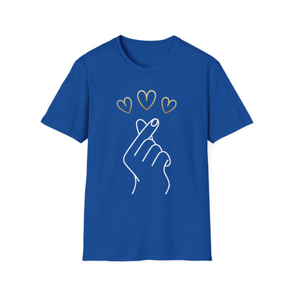 Heartfelt Gesture Unisex Softstyle T-Shirt - Cute Love Design
