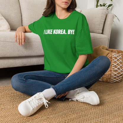 T-Shirt — "I Like Korea. Bye." Graphic Tee