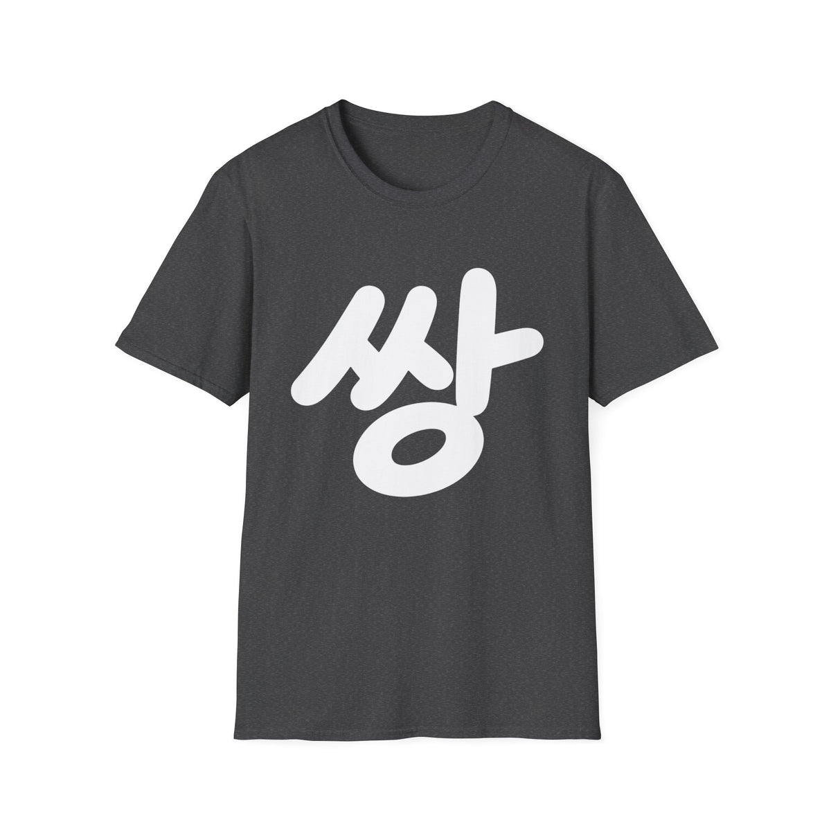 Korean 'ssang' Graphic T-Shirt — Bold Hangul Streetwear Tee
