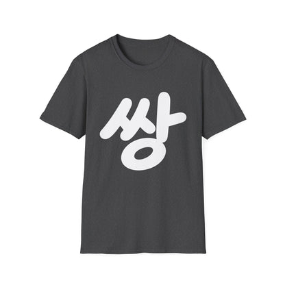 Korean 'ssang' Graphic T-Shirt — Bold Hangul Streetwear Tee