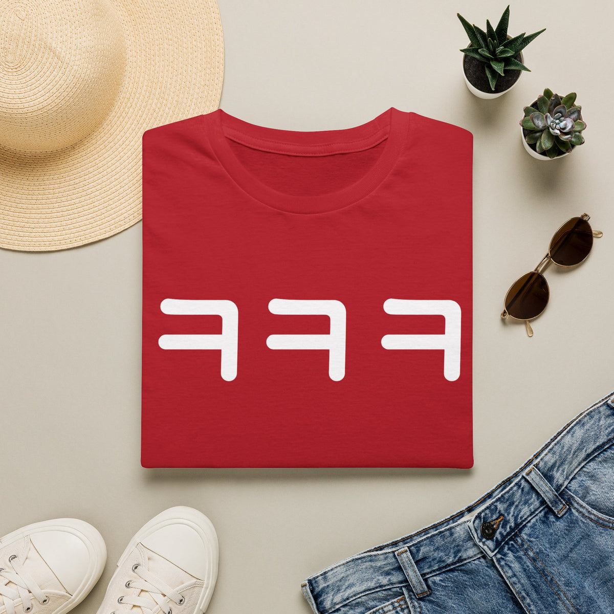 Korean 'ㅋㅋㅋ' Laugh T-Shirt — Funny K-Pop & Meme Tee