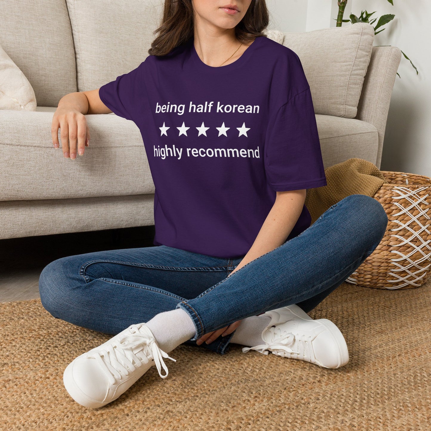 BEING HALF KOREAN T-SHIRT