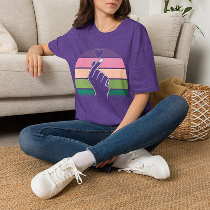 Hand Heart Unisex Softstyle T-Shirt - Love Vibes for Every Occasion