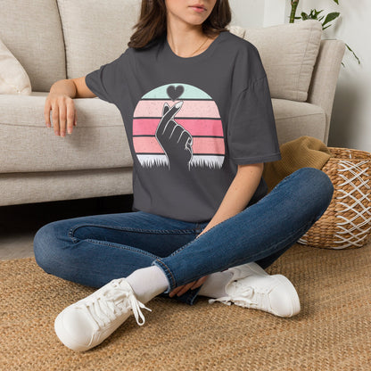 Heart Hand Graphic Unisex Softstyle T-Shirt - Ideal for Casual Wear & Gifts