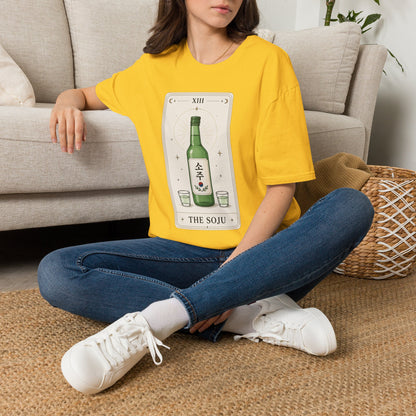 Soju Tarot T-Shirt — Illustrated Bottle 'The Soju' Graphic Tee