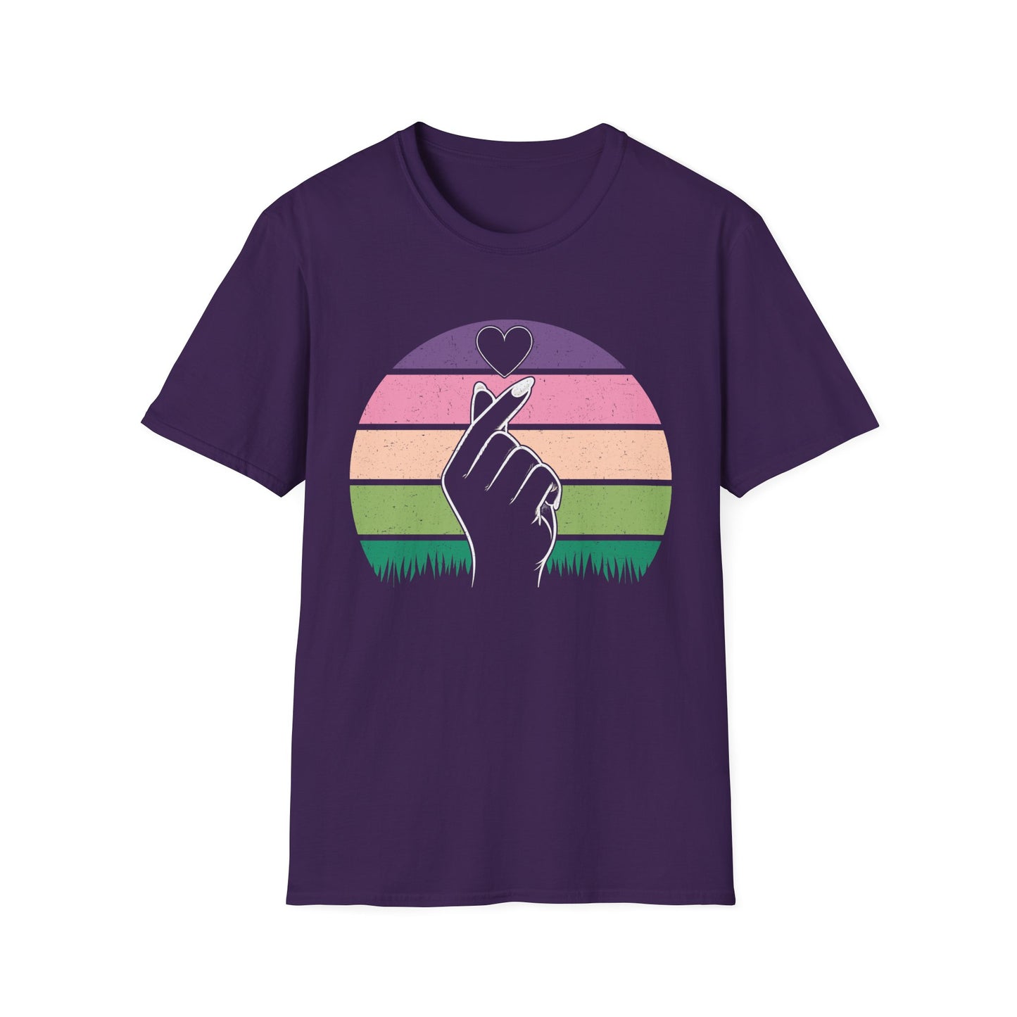 Hand Heart Unisex Softstyle T-Shirt - Love Vibes for Every Occasion