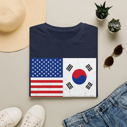 USA & South Korea Flag T-Shirt — "Yes, I'm Both of Them" Patriotic Korean-American Tee