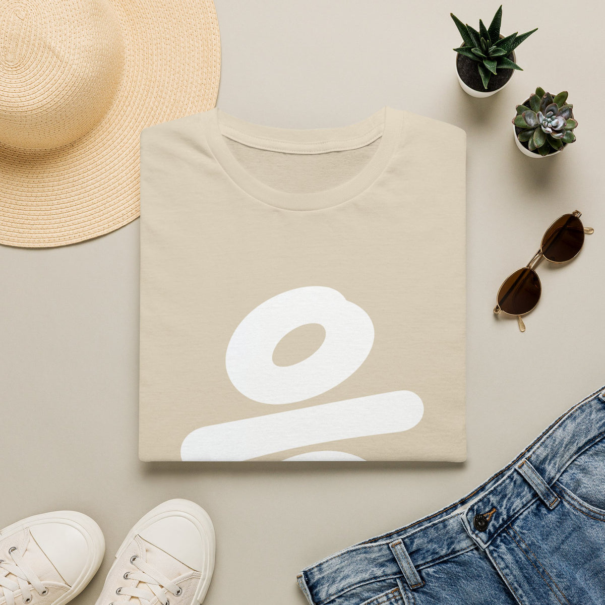 Percent Symbol Graphic T‑Shirt — Minimal Symbol Tee
