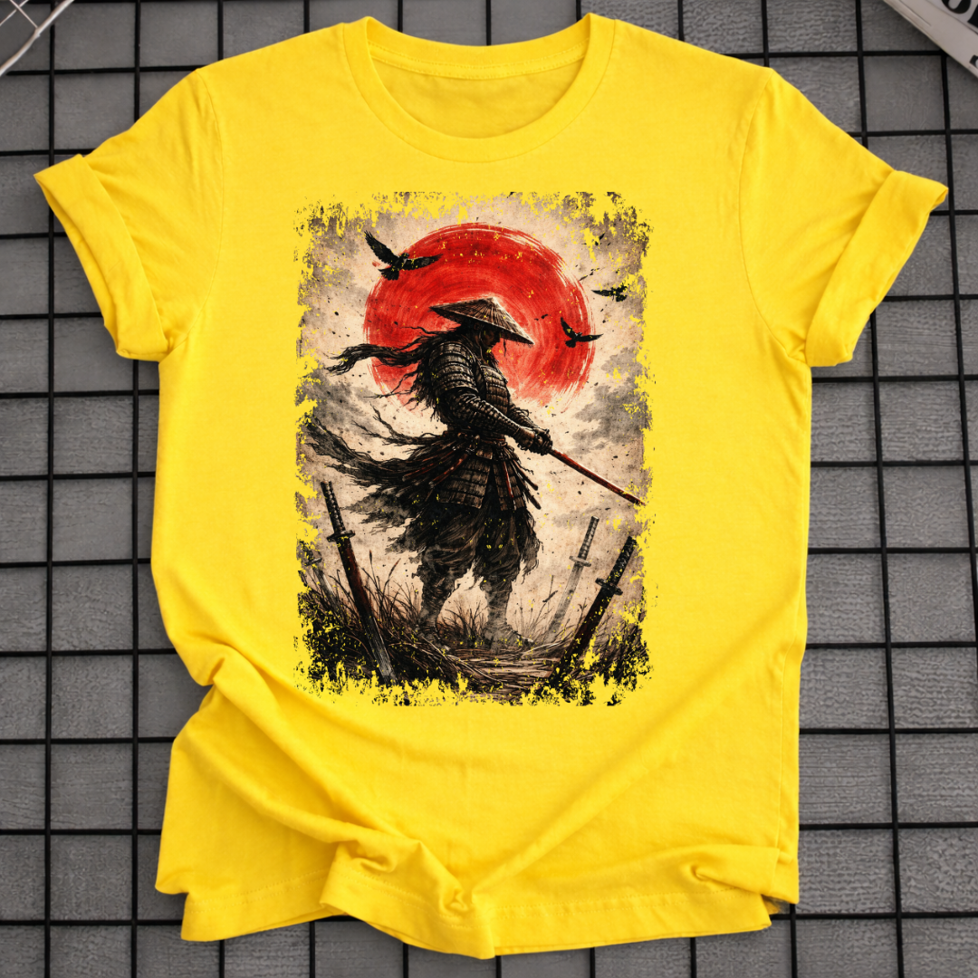 SAMURAI ROTER MOND T-SHIRT
