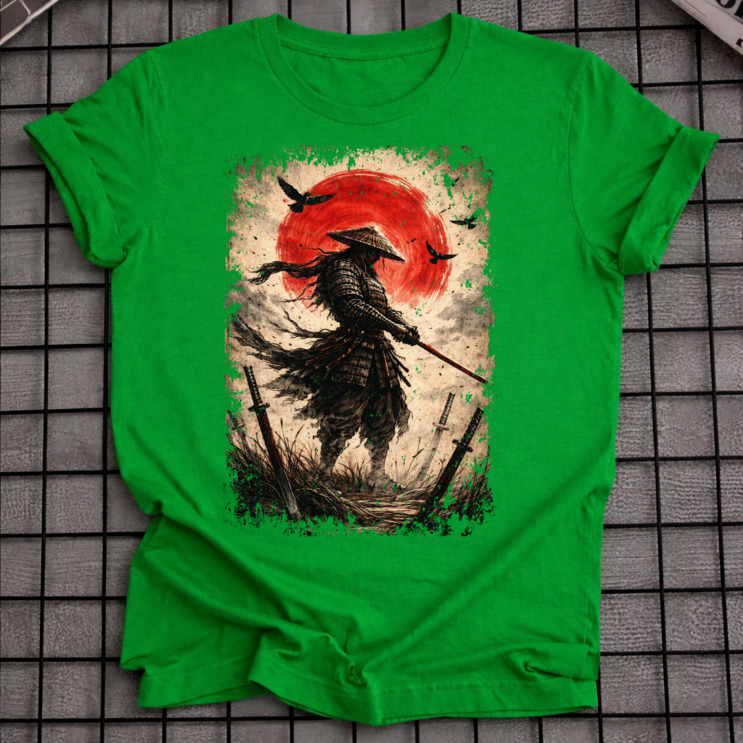 SAMURAI ROTER MOND T-SHIRT