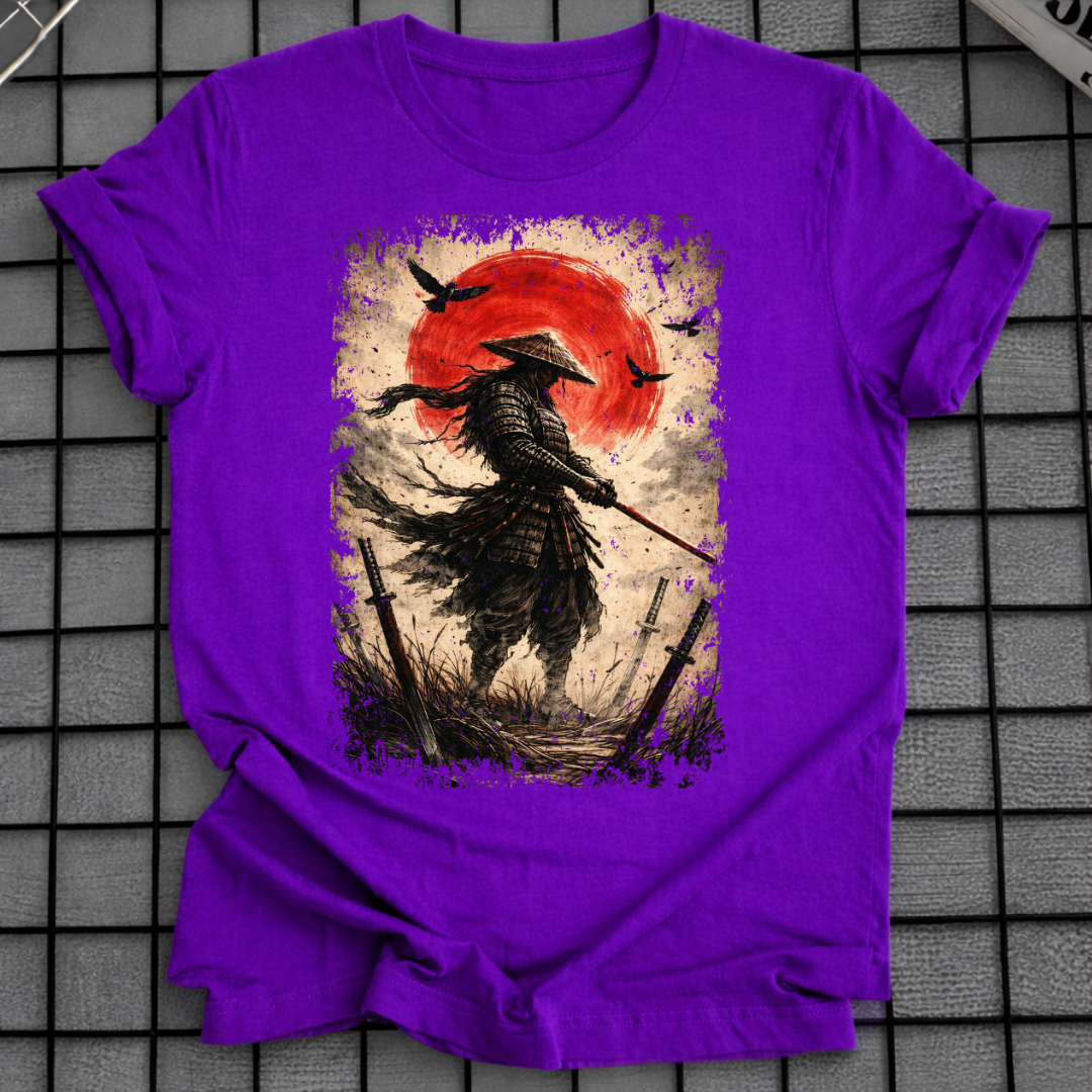 SAMURAI ROTER MOND T-SHIRT