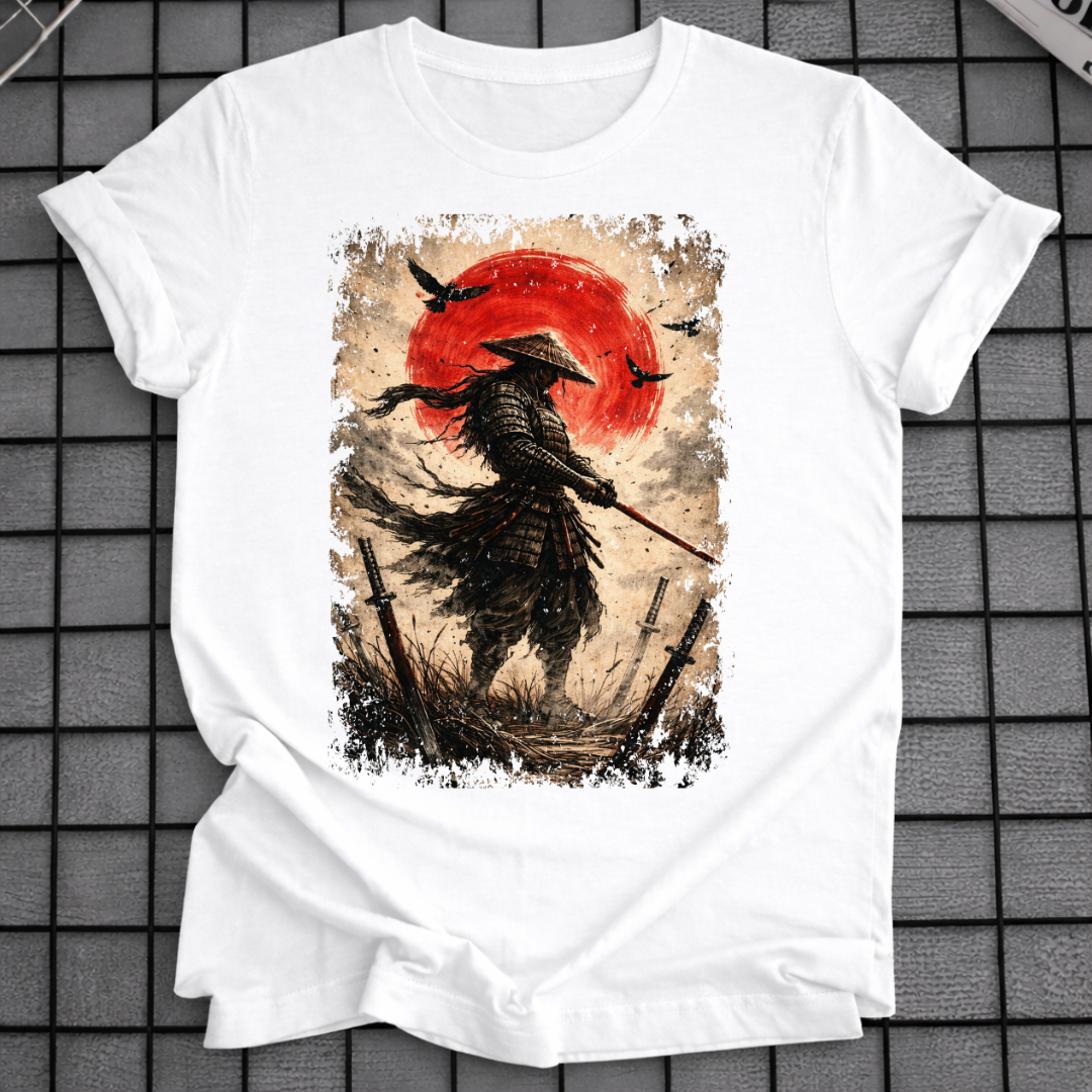 SAMURAI ROTER MOND T-SHIRT