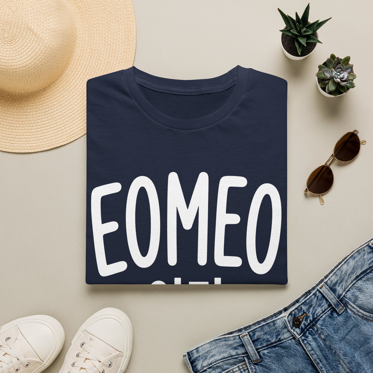 EOMEO 어머 Graphic T-Shirt — Korean Phrase Casual Tee