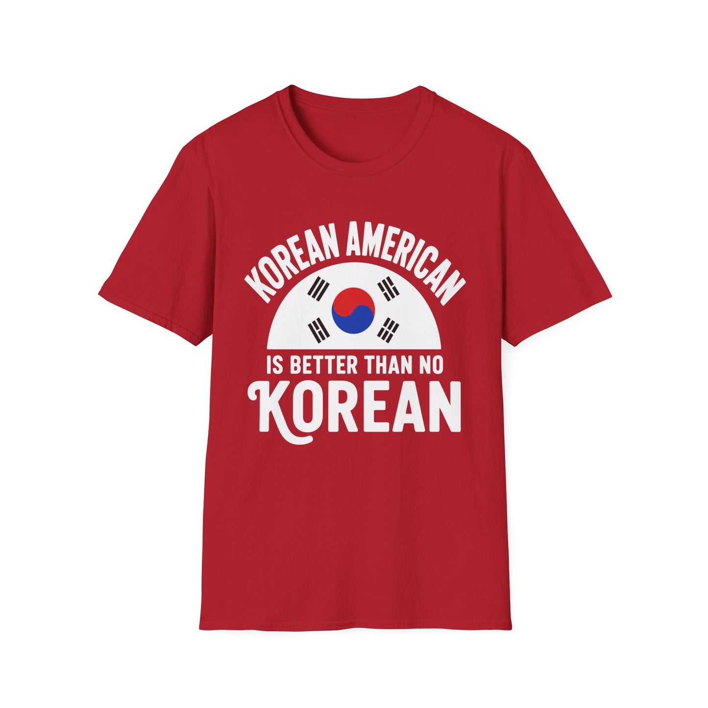 Korean American T-Shirt – Bold Taegeuk Emblem Pride Tee