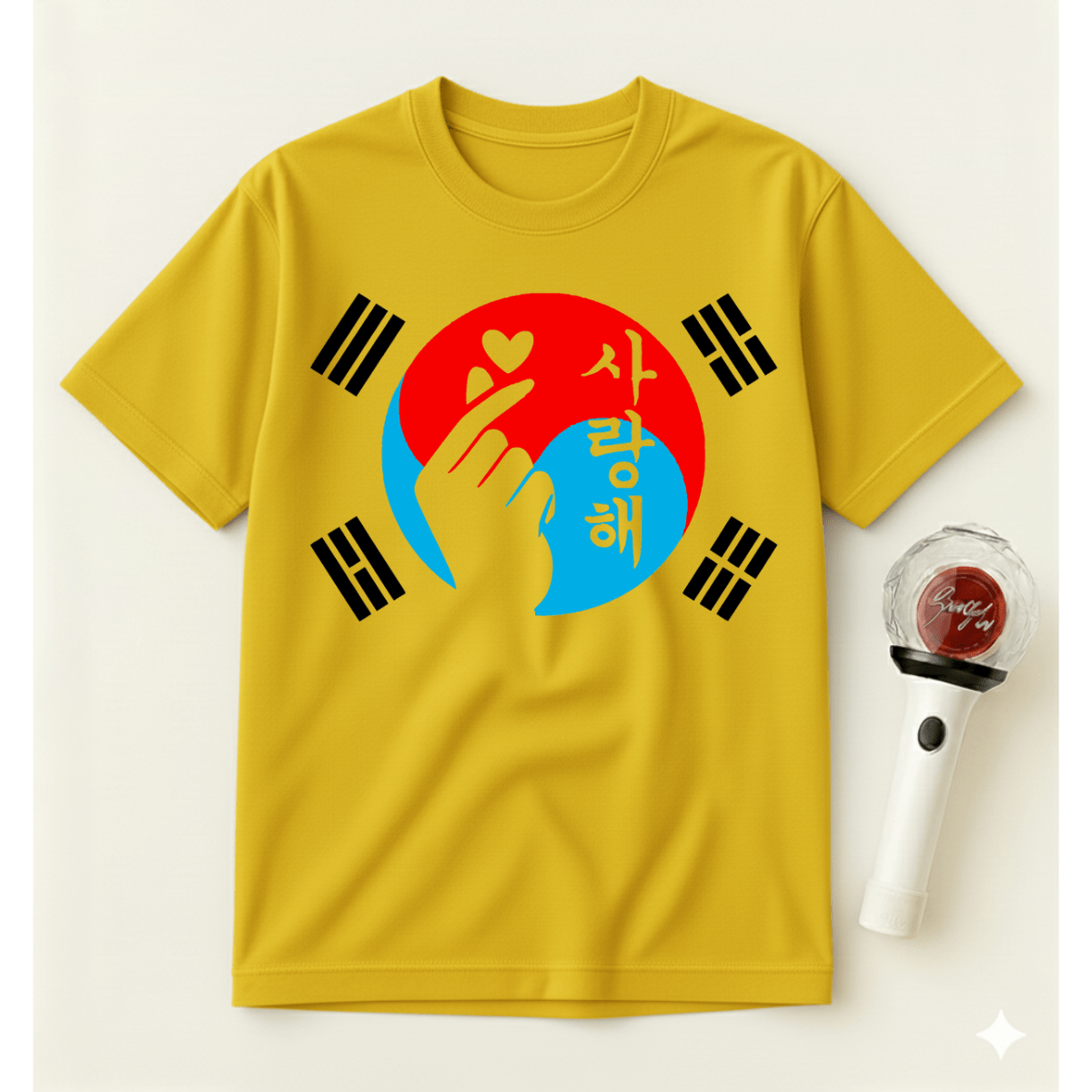 K-POP KOREA FLAG T-SHIRT