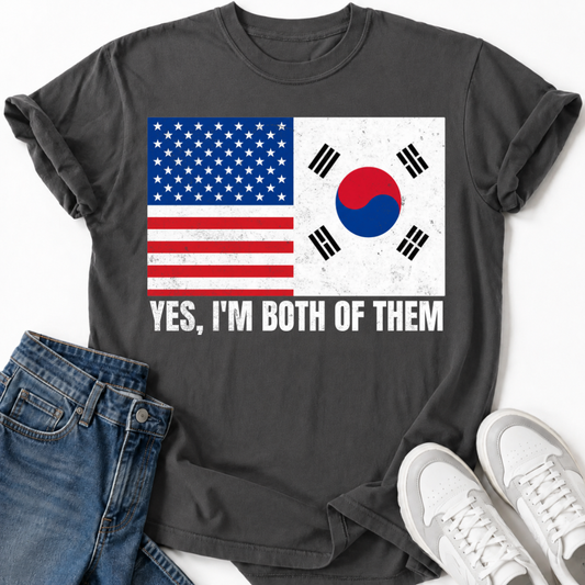 PATRIOTIC KOREAN-AMERICAN T-SHIRT