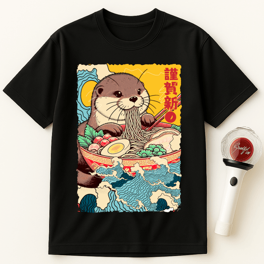 OTTER RAMEN JAPANESE UNISEX T-SHIRT