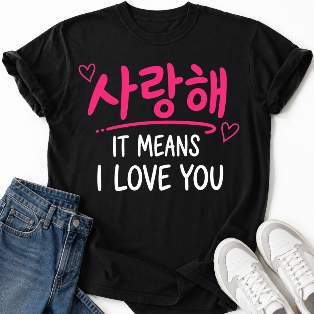 IT MEANS I LOVE YOU T-SHIRT