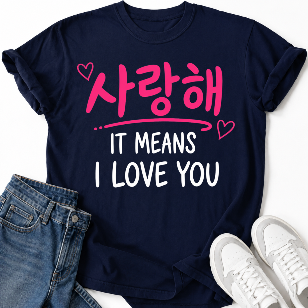 IT MEANS I LOVE YOU T-SHIRT