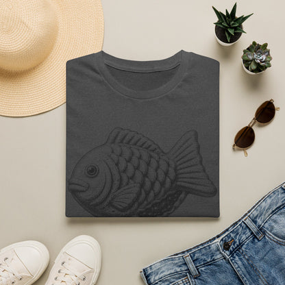 Taiyaki Fish Tee — '붕어빵' Retro Korean Snack T-Shirt