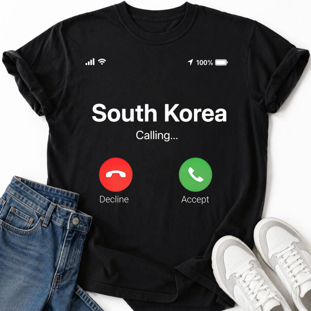SOUTH KOREA CALLING T-SHIRT