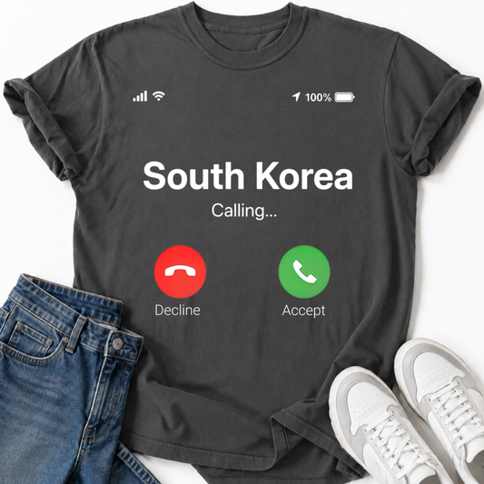 SOUTH KOREA CALLING T-SHIRT