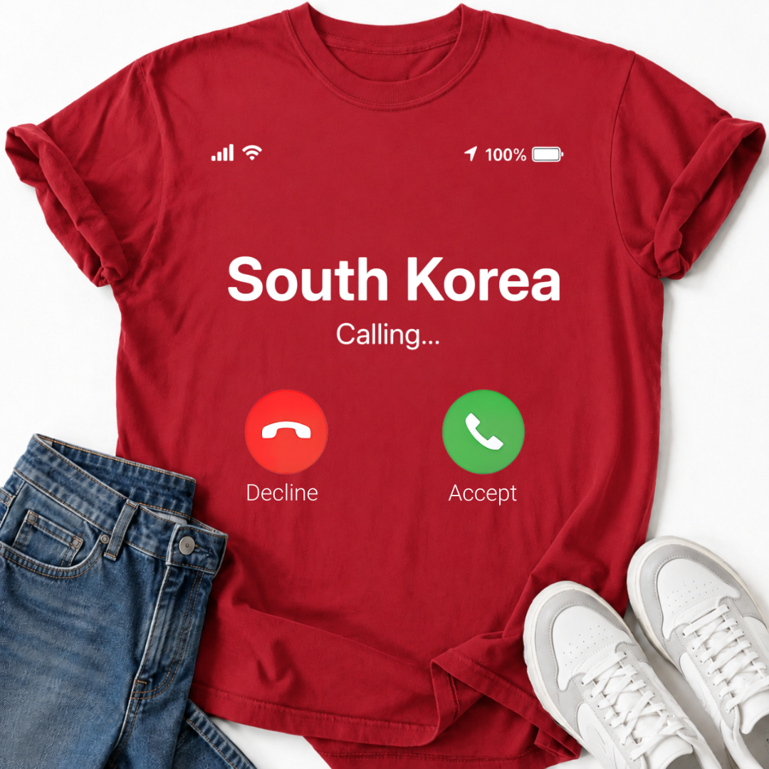 SOUTH KOREA CALLING T-SHIRT