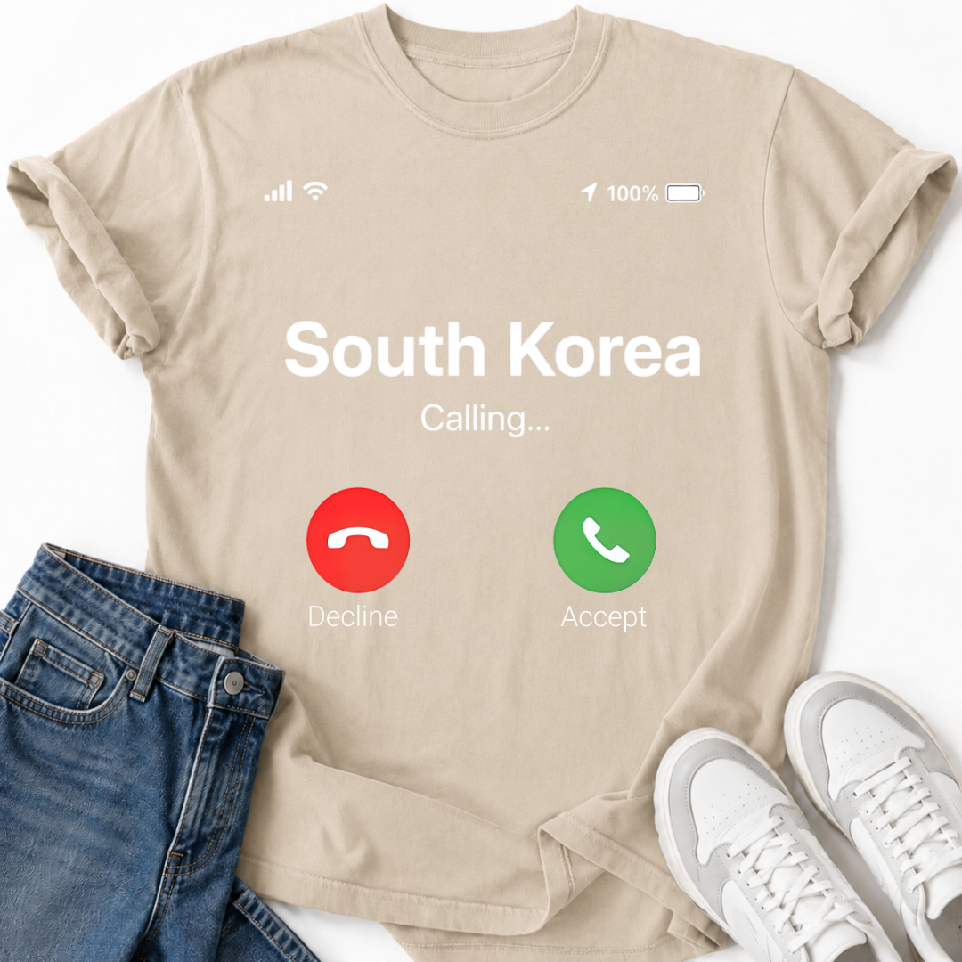 SOUTH KOREA CALLING T-SHIRT