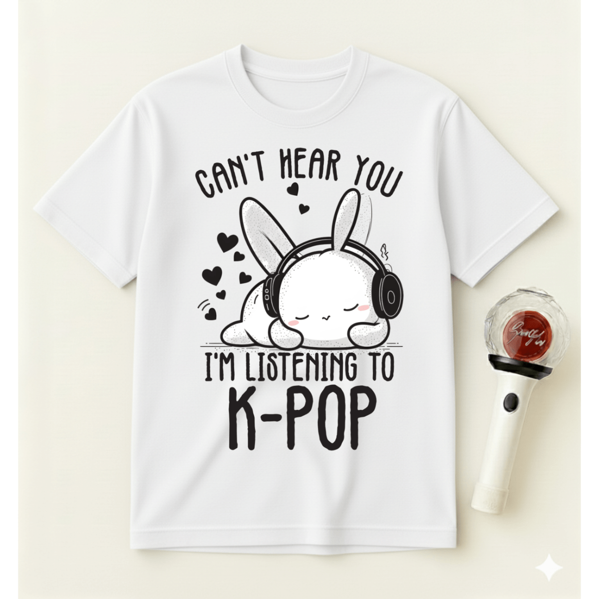 CAN'T HEAR YOU I'M LISTENING TO K-POP T-SHIRT