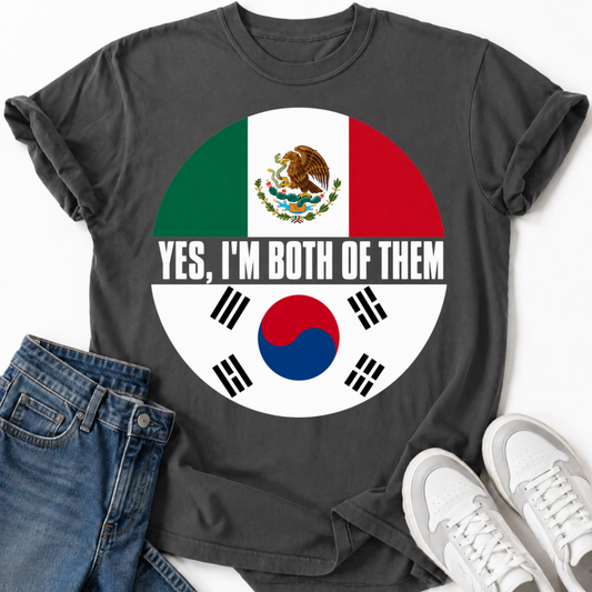 KOREAN MEXICAN FLAG T-SHIRT