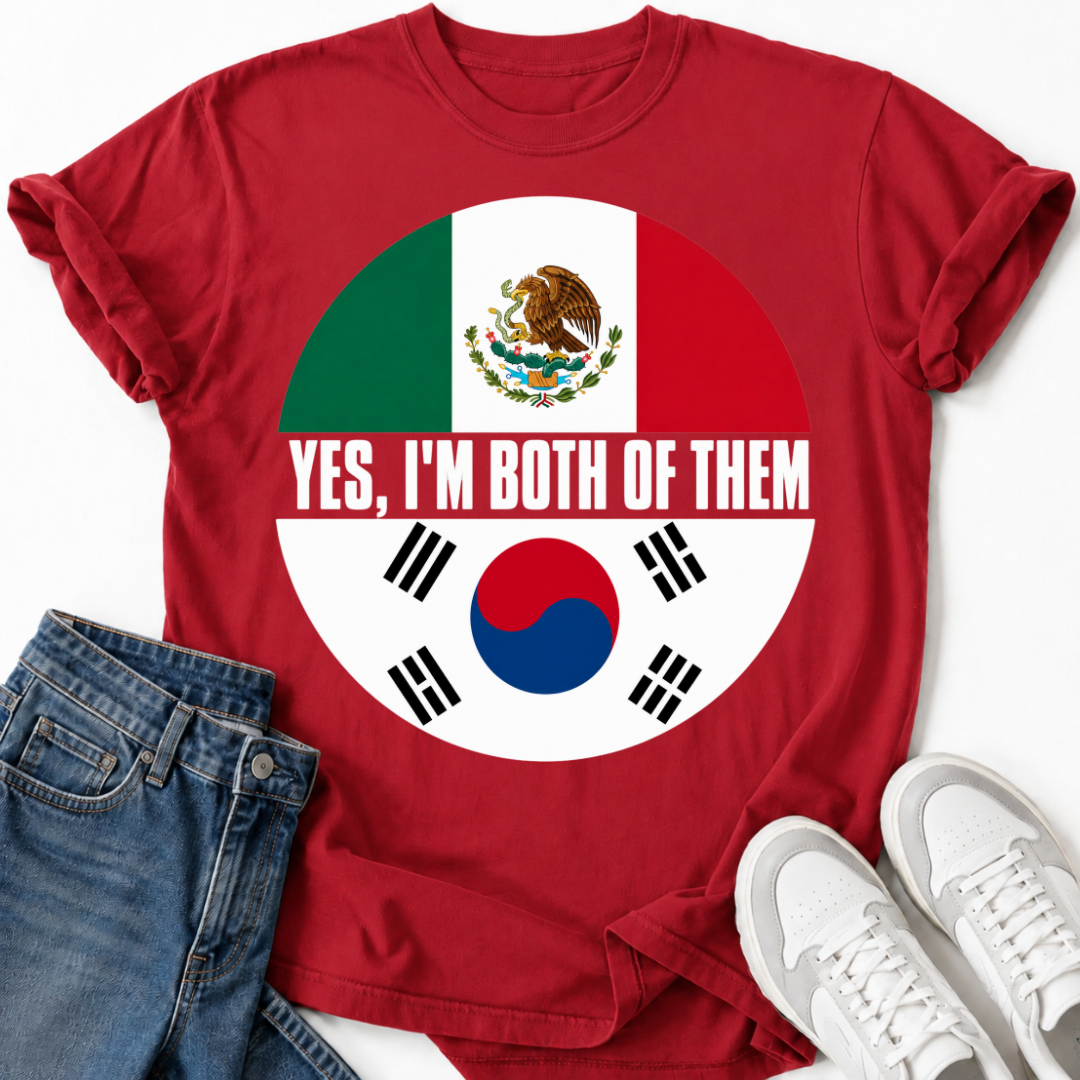KOREAN MEXICAN FLAG T-SHIRT