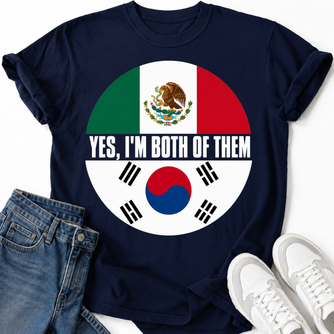 KOREAN MEXICAN FLAG T-SHIRT