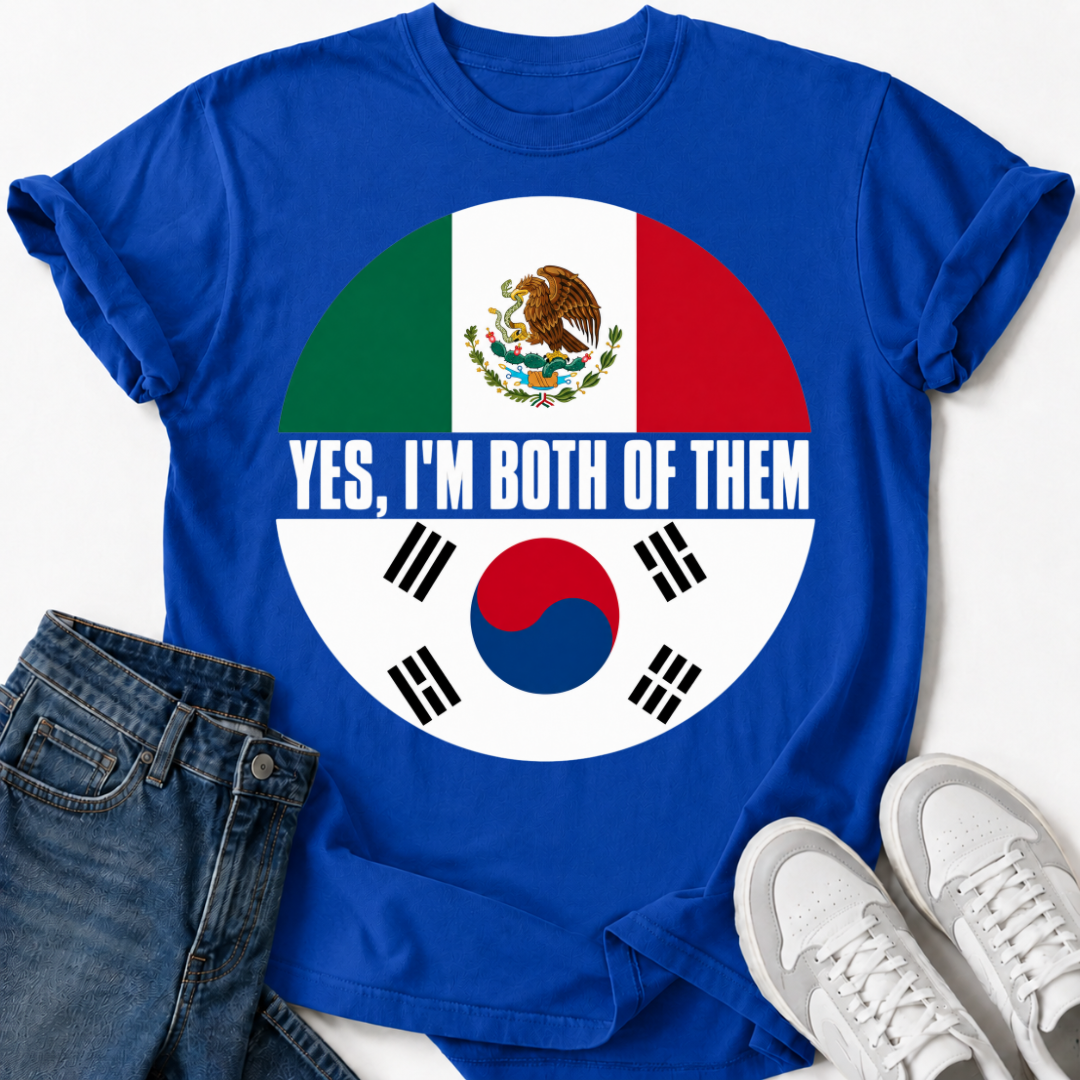 KOREAN MEXICAN FLAG T-SHIRT