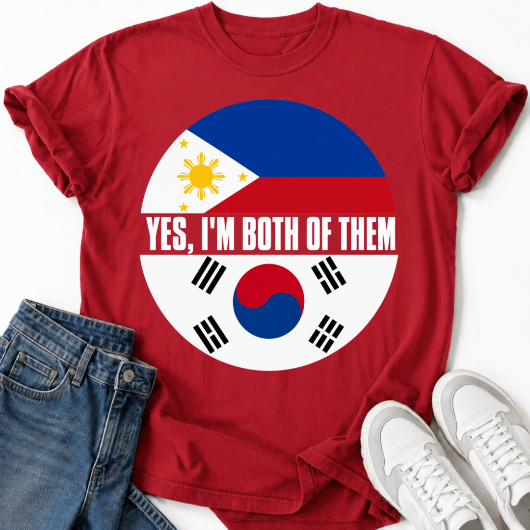 KOREAN PHILIPPINES FLAG T-SHIRT