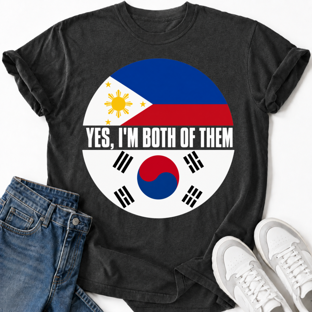 KOREAN PHILIPPINES FLAG T-SHIRT