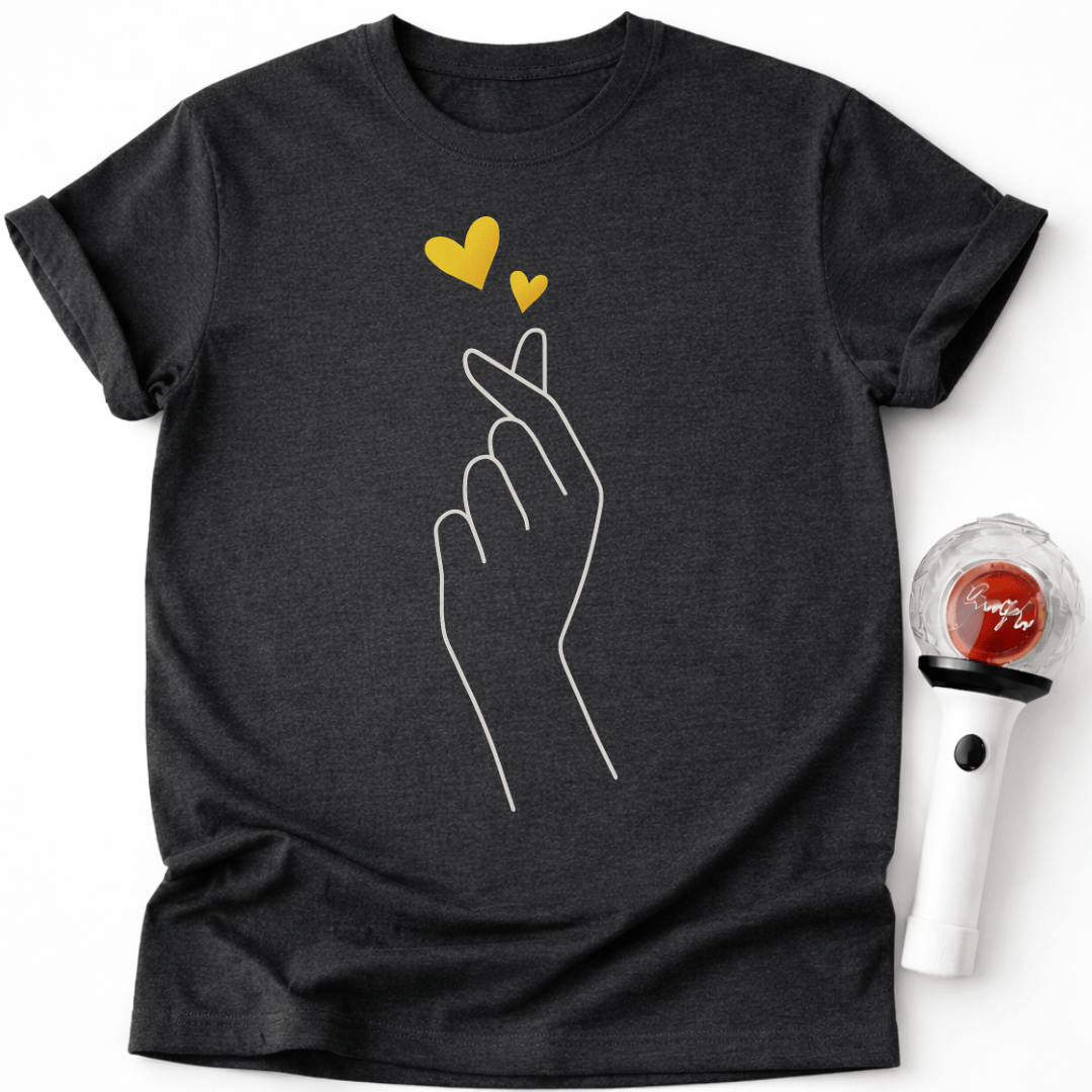GELBES FINGERHERZ T-SHIRT