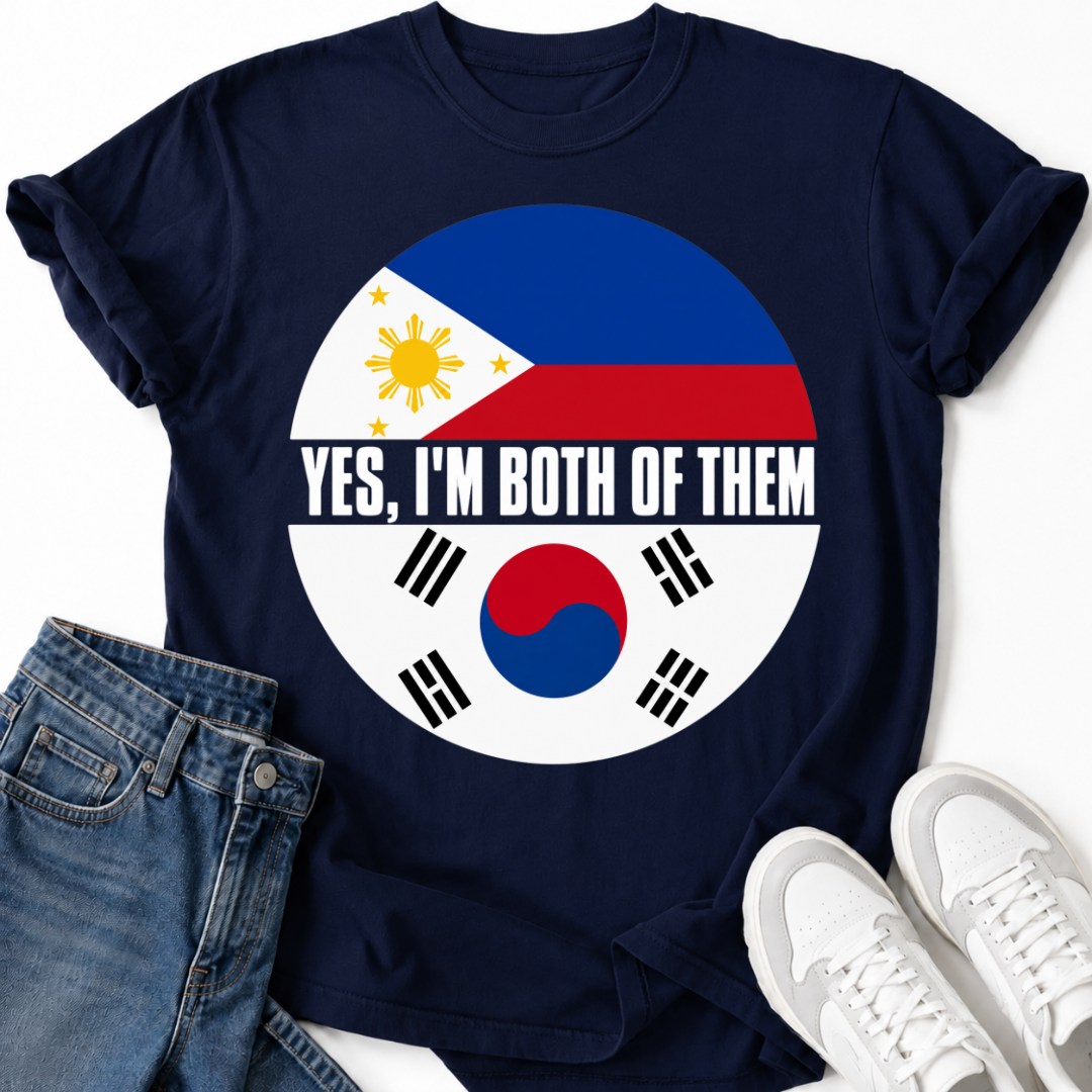 KOREAN PHILIPPINES FLAG T-SHIRT