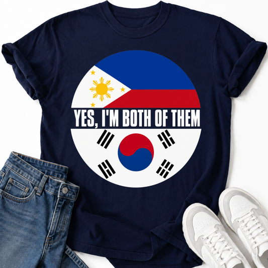 KOREAN PHILIPPINES FLAG T-SHIRT