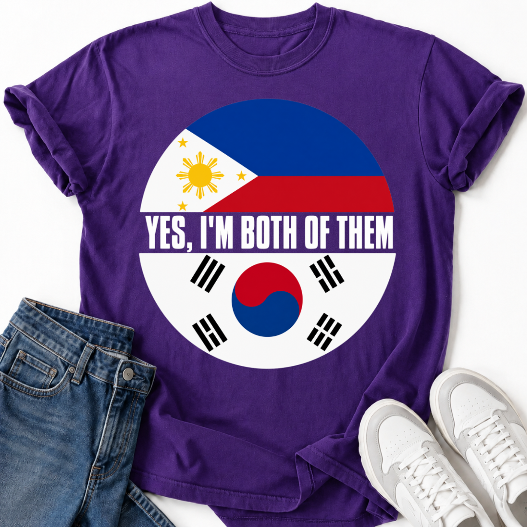 KOREAN PHILIPPINES FLAG T-SHIRT
