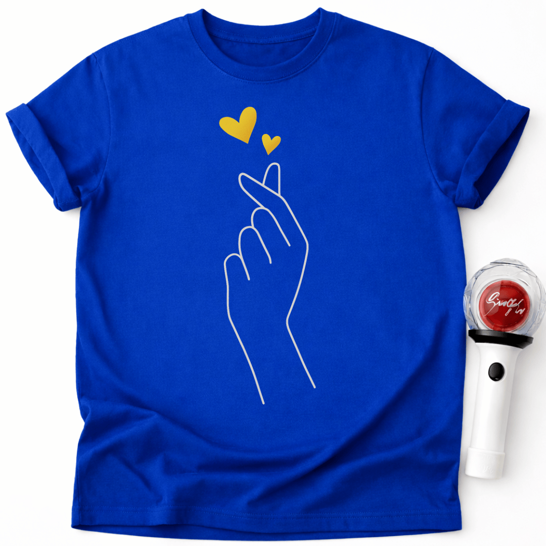 GELBES FINGERHERZ T-SHIRT