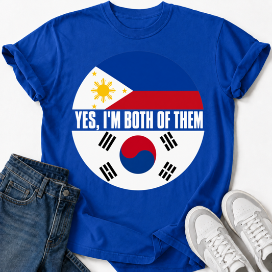 KOREAN PHILIPPINES FLAG T-SHIRT