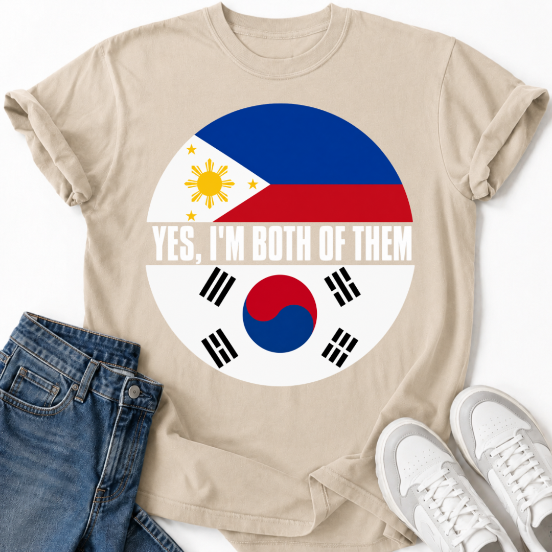 KOREAN PHILIPPINES FLAG T-SHIRT
