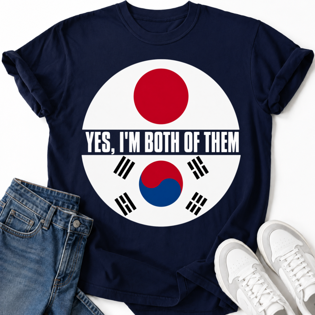 KOREAN JAPAN FLAG T-SHIRT