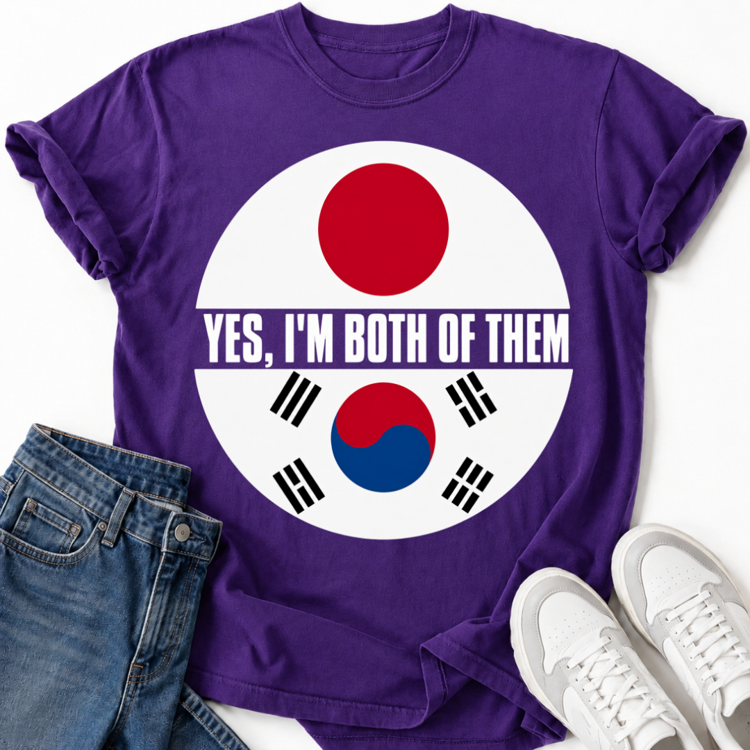 KOREAN JAPAN FLAG T-SHIRT