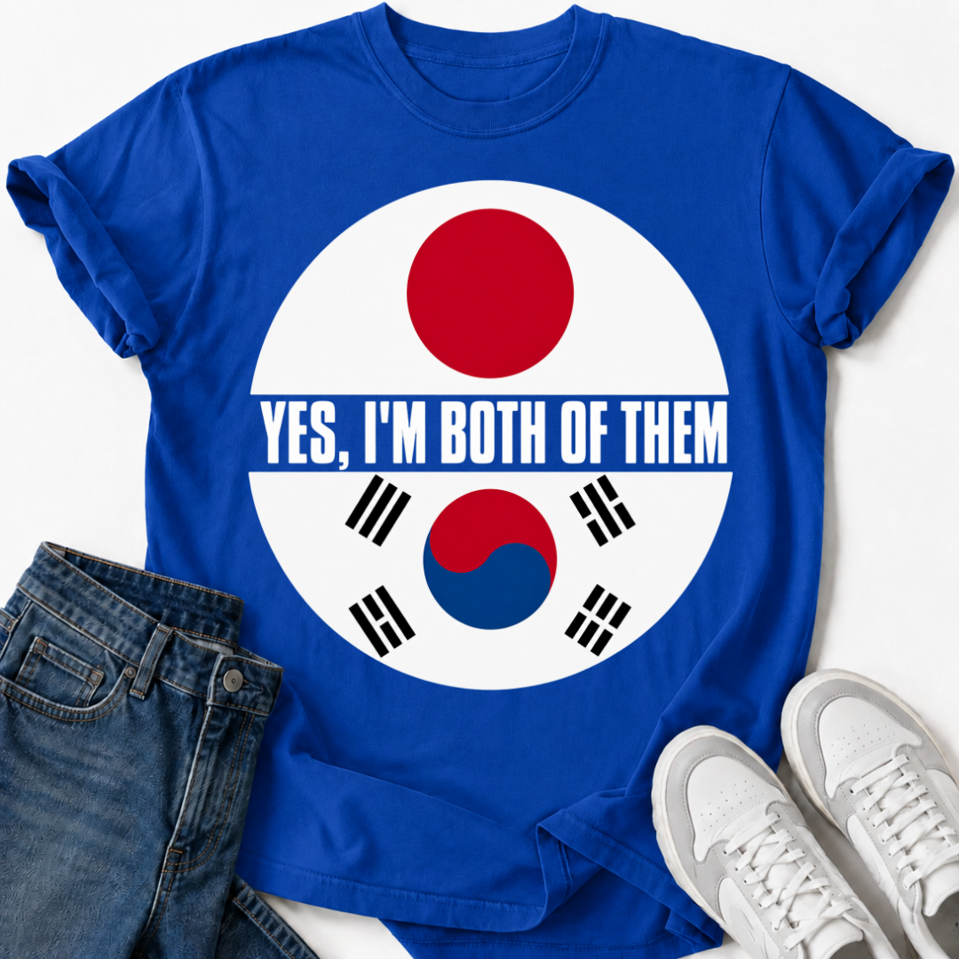 KOREAN JAPAN FLAG T-SHIRT
