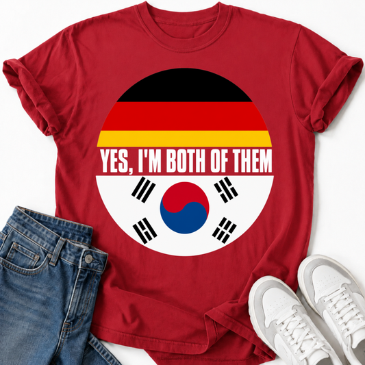 KOREAN GERMAN FLAG T-SHIRT
