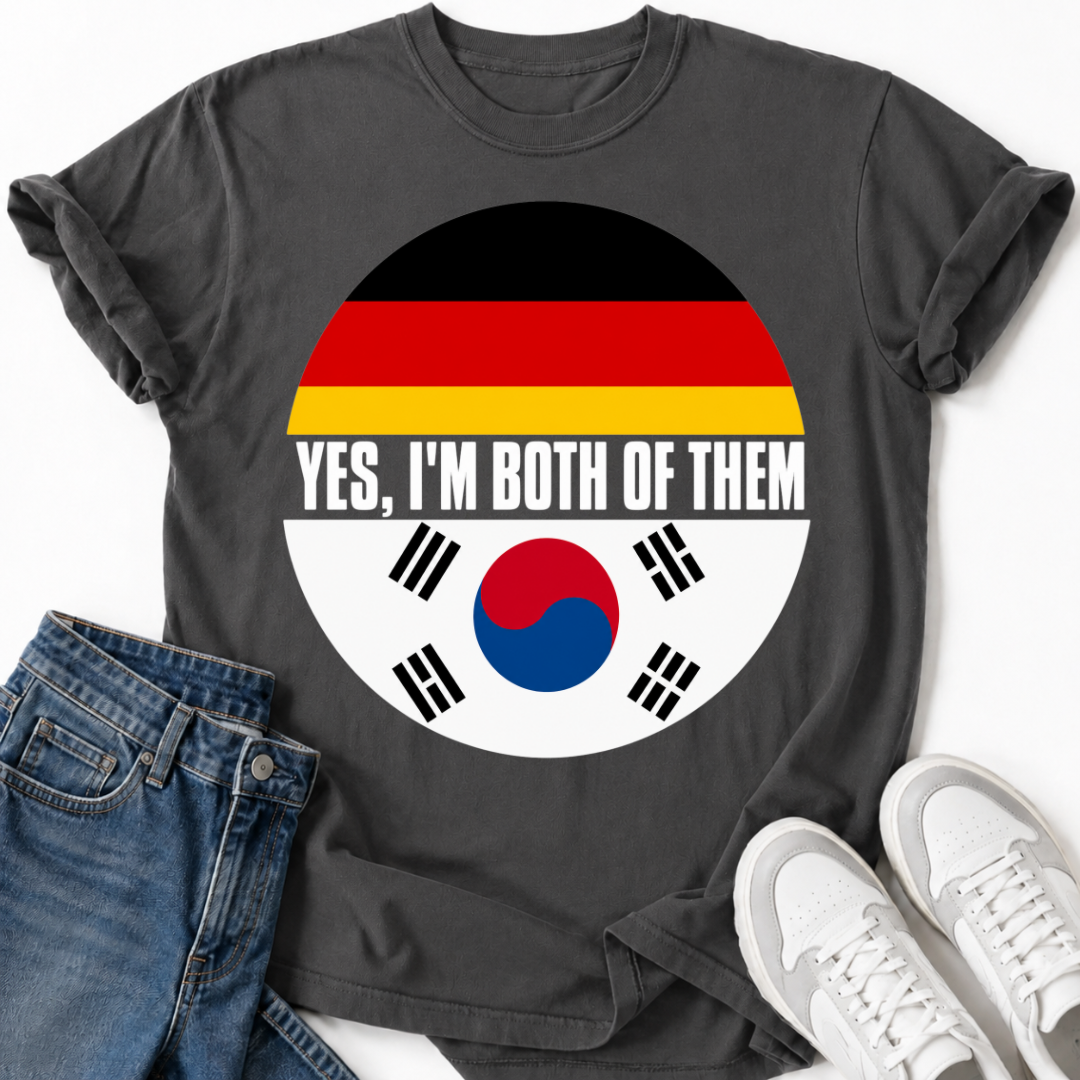 KOREAN GERMAN FLAG T-SHIRT