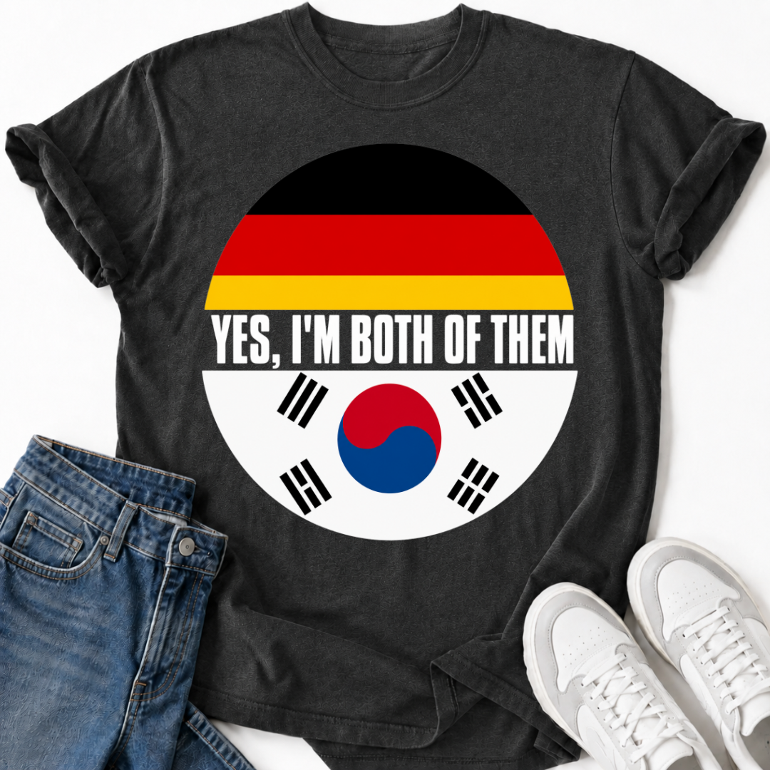 KOREAN GERMAN FLAG T-SHIRT